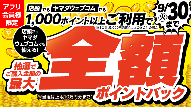 全額ポイントバック