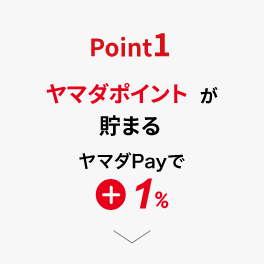pont1 ヤマダポイントが貯まる デビッドカードで+1%