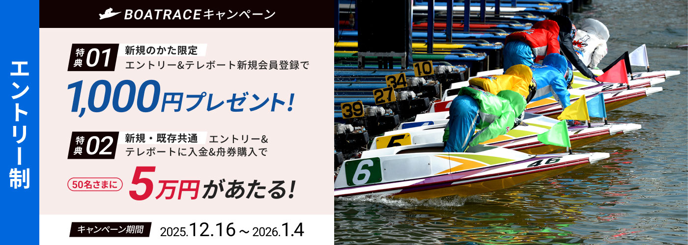 【BOATRACEキャンペーン】ブランプリ・クイーンズクライマックス 応援キャンペーン